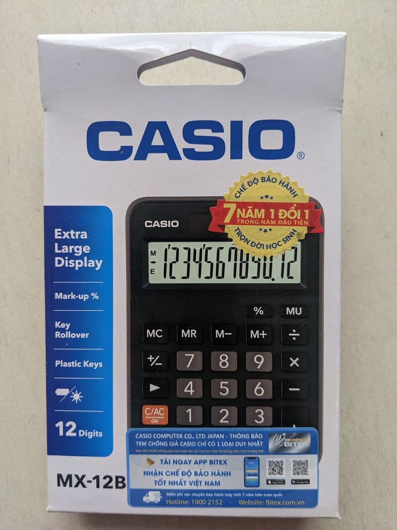 Máy Tính Casio MX-12B