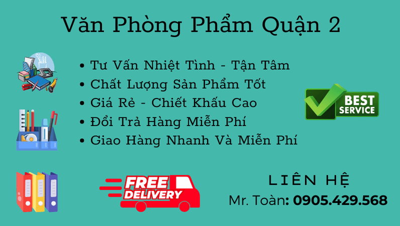 Văn Phòng Phẩm Quận 2